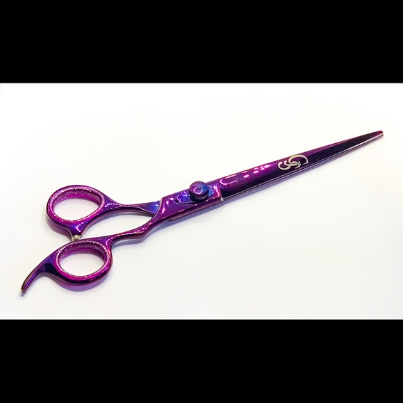 Barber Cutting Scissor Japanese Steel Purple - Picture 5 of 5